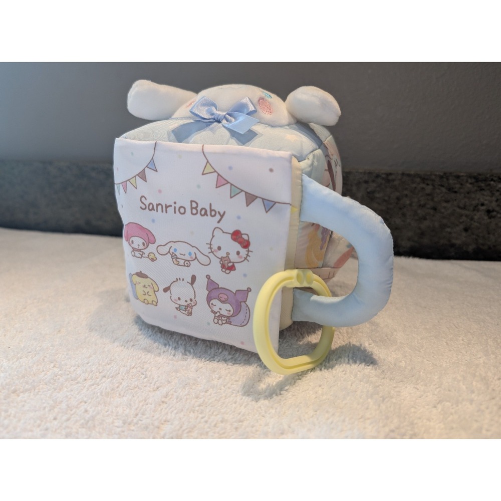 Sanrio Baby Fabric Cube Toy Newborn Hello Kitty Cinnamoroll Pochacco Kuromi